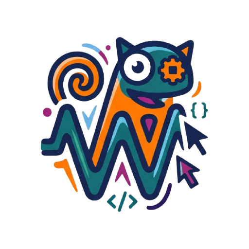 Weird Studio Chameleon Mascot